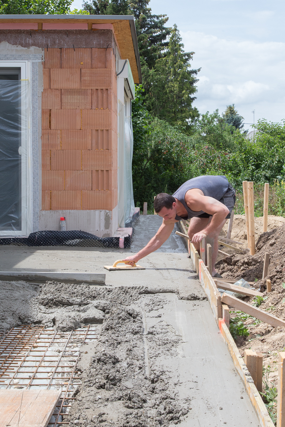 Terrasse betonieren